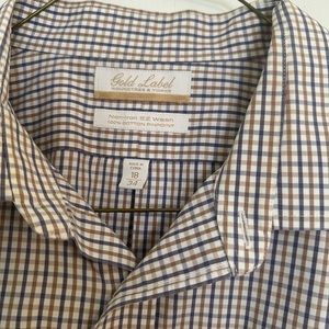 Rountree and Yorke Gold Label 18/34 Non Iron Dress Shirt